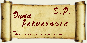 Dana Pelverović vizit kartica